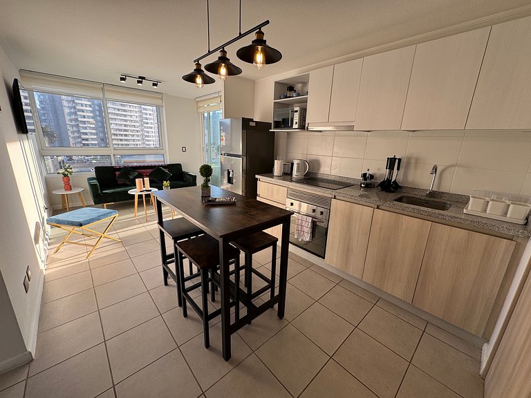 Frente a la playa Herradura